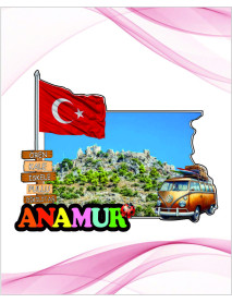 Anamur Bayraklı Magnet Modeli 100 Adet Fiyatı