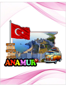 Anamur Bayraklı Magnet Modeli 100 Adet Fiyatı