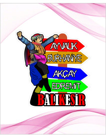 Balıkesir Efe Yön Magnet Modeli 100 Adet Fiyatı