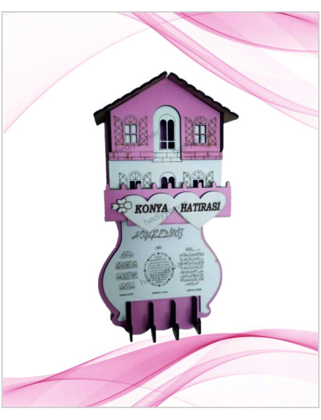 Anahtar Askısı Pembe 50 Adet 