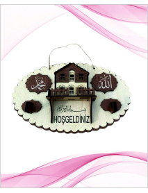 Elips Anahtar Askısı Ceviz 50 Adet Elips Anahtar Askısı Ceviz 50 Adet