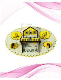 Elips Anahtar Askısı Sarı 50 Adet Elips Anahtar Askısı Sarı 50 Adet